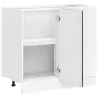 Mueble bajo fregadero Lucca madera contrachapada roble ahumado de , Armarios de cocina - Ref: Foro24-854313, Precio: 93,70 €,...