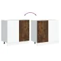 Mueble bajo fregadero Lucca madera contrachapada roble ahumado de , Armarios de cocina - Ref: Foro24-854313, Precio: 93,70 €,...