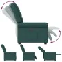 Sillón reclinable de tela verde oscuro by , Armchairs - Ref: Foro24-4015642, Price: 191,33 €, Discount: %