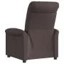 Sillón reclinable de tela marrón oscuro by , Armchairs - Ref: Foro24-4015621, Price: 185,43 €, Discount: %