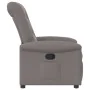 Sillón reclinable de tela gris taupe de , Sillones - Ref: Foro24-4015623, Precio: 201,69 €, Descuento: %