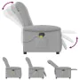 Sillón de masaje reclinable de tela gris nube by , Armchairs - Ref: Foro24-4015635, Price: 206,75 €, Discount: %