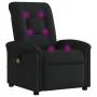Sillón reclinable de masaje de tela negro by , Armchairs - Ref: Foro24-4015628, Price: 211,33 €, Discount: %