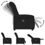 Sillón reclinable de masaje de tela negro by , Armchairs - Ref: Foro24-4015628, Price: 211,33 €, Discount: %