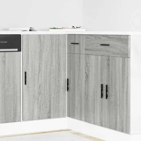 Mueble bajo para fregadero de madera ingeniería sonoma gris de , Armarios de cocina - Ref: Foro24-854294, Precio: 77,34 €, De...