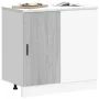 Mueble bajo para fregadero de madera ingeniería sonoma gris de , Armarios de cocina - Ref: Foro24-854294, Precio: 77,34 €, De...