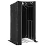 Leñero con protector de lluvia 100x80x200 cm acero galvanizado de , Bolsas y soportes de leña - Ref: Foro24-4104950, Precio: ...