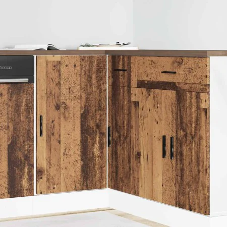 Mueble bajo para fregadero de madera antigua madera ingeniería de , Armarios de cocina - Ref: Foro24-854296, Precio: 77,39 €,...
