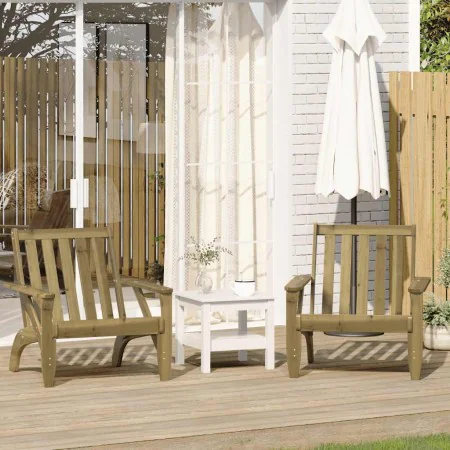 Sillas Adirondack de jardín 2 unidades 75x77x77 cm de , Sillas de jardín - Ref: Foro24-859336, Precio: 144,03 €, Descuento: %