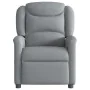 Sillón reclinable de masaje eléctrico tela gris claro de , Sillones - Ref: Foro24-3303184, Precio: 262,75 €, Descuento: %