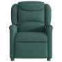 Sillón reclinable de masaje eléctrico tela verde oscuro de , Sillones - Ref: Foro24-3303190, Precio: 257,60 €, Descuento: %