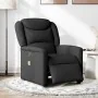 Sillón reclinable de masaje eléctrico tela negro de , Sillones - Ref: Foro24-3303186, Precio: 262,49 €, Descuento: %