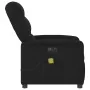 Sillón reclinable de masaje eléctrico tela negro de , Sillones - Ref: Foro24-3303186, Precio: 262,49 €, Descuento: %
