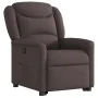 Sillón reclinable elevable tela marrón oscuro de , Sillones - Ref: Foro24-3303199, Precio: 276,47 €, Descuento: %