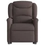 Sillón reclinable elevable tela marrón oscuro de , Sillones - Ref: Foro24-3303199, Precio: 276,47 €, Descuento: %
