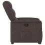 Sillón reclinable elevable tela marrón oscuro de , Sillones - Ref: Foro24-3303199, Precio: 276,47 €, Descuento: %