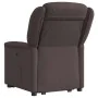 Sillón reclinable elevable tela marrón oscuro de , Sillones - Ref: Foro24-3303199, Precio: 276,47 €, Descuento: %