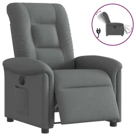 Sillón reclinable eléctrico de tela gris oscuro de , Sillones - Ref: Foro24-3303235, Precio: 246,28 €, Descuento: %