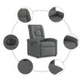 Sillón reclinable eléctrico de tela gris oscuro von , Sessel - Ref: Foro24-3303235, Preis: 246,28 €, Rabatt: %