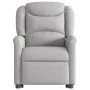 Sillón eléctrico reclinable elevable de tela gris nube de , Sillones - Ref: Foro24-3303223, Precio: 324,17 €, Descuento: %