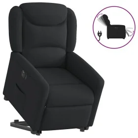 Sillón eléctrico reclinable elevable de tela negro de , Sillones - Ref: Foro24-3303216, Precio: 324,17 €, Descuento: %