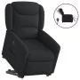 Sillón eléctrico reclinable elevable de tela negro de , Sillones - Ref: Foro24-3303216, Precio: 324,17 €, Descuento: %