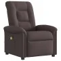 Sillón reclinable de masaje eléctrico tela marrón oscuro de , Sillones - Ref: Foro24-3303249, Precio: 261,40 €, Descuento: %