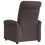 Sillón reclinable de masaje eléctrico tela marrón oscuro de , Sillones - Ref: Foro24-3303249, Precio: 261,40 €, Descuento: %