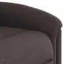 Sillón reclinable de masaje eléctrico tela marrón oscuro de , Sillones - Ref: Foro24-3303249, Precio: 261,40 €, Descuento: %