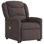 Silla de masaje reclinable de pie de tela marrón oscuro de , Sillones - Ref: Foro24-3303209, Precio: 291,15 €, Descuento: %
