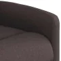 Silla de masaje reclinable de pie de tela marrón oscuro de , Sillones - Ref: Foro24-3303209, Precio: 291,15 €, Descuento: %