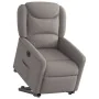 Sillón eléctrico reclinable elevable de tela gris taupe de , Sillones - Ref: Foro24-3303221, Precio: 341,84 €, Descuento: %