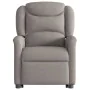 Sillón eléctrico reclinable elevable de tela gris taupe de , Sillones - Ref: Foro24-3303221, Precio: 341,84 €, Descuento: %