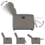 Sillón eléctrico reclinable elevable de tela gris taupe de , Sillones - Ref: Foro24-3303221, Precio: 341,84 €, Descuento: %