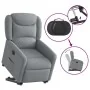 Sillón eléctrico reclinable elevable de tela gris claro de , Sillones - Ref: Foro24-3303214, Precio: 330,15 €, Descuento: %