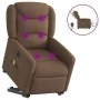 Sillón de masaje eléctrico reclinable elevable tela marrón de , Sillones - Ref: Foro24-3303228, Precio: 344,77 €, Descuento: %