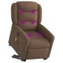Sillón de masaje eléctrico reclinable elevable tela marrón de , Sillones - Ref: Foro24-3303228, Precio: 344,77 €, Descuento: %