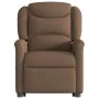 Sillón de masaje eléctrico reclinable elevable tela marrón de , Sillones - Ref: Foro24-3303228, Precio: 344,77 €, Descuento: %