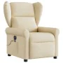 Sillón reclinable de masaje eléctrico tela color crema von , Sessel - Ref: Foro24-3303372, Preis: 279,44 €, Rabatt: %