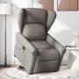 Sillón reclinable de masaje elevable tela gris taupé de , Sillones - Ref: Foro24-3303391, Precio: 295,69 €, Descuento: %