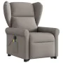 Sillón reclinable de masaje elevable tela gris taupé de , Sillones - Ref: Foro24-3303391, Precio: 295,69 €, Descuento: %