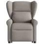 Sillón reclinable de masaje elevable tela gris taupé de , Sillones - Ref: Foro24-3303391, Precio: 295,69 €, Descuento: %