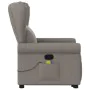 Sillón reclinable de masaje elevable tela gris taupé de , Sillones - Ref: Foro24-3303391, Precio: 295,69 €, Descuento: %