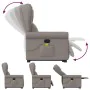Sillón reclinable de masaje elevable tela gris taupé de , Sillones - Ref: Foro24-3303391, Precio: 295,69 €, Descuento: %
