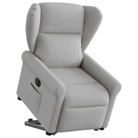Sillón eléctrico reclinable elevable de tela gris nube de , Sillones - Ref: Foro24-3303403, Precio: 330,06 €, Descuento: %