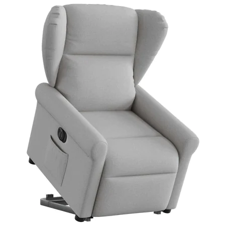 Sillón eléctrico reclinable elevable de tela gris nube de , Sillones - Ref: Foro24-3303403, Precio: 330,06 €, Descuento: %