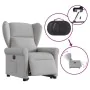 Sillón eléctrico reclinable elevable de tela gris nube de , Sillones - Ref: Foro24-3303403, Precio: 330,06 €, Descuento: %