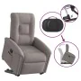 Sillón reclinable elevable tela gris taupe de , Sillones - Ref: Foro24-3303261, Precio: 290,42 €, Descuento: %