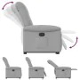 Sillón reclinable elevable de tela gris nube de , Sillones - Ref: Foro24-3303263, Precio: 278,49 €, Descuento: %
