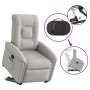 Sillón reclinable elevable de tela gris nube de , Sillones - Ref: Foro24-3303263, Precio: 278,49 €, Descuento: %
